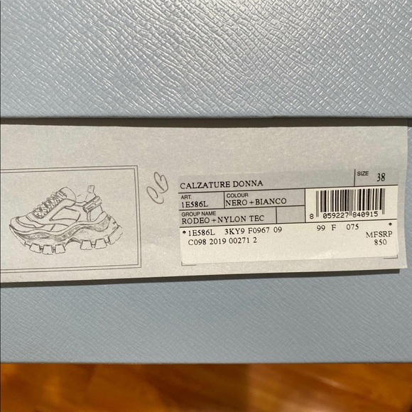 Prada platform chunky Sneakers - Picture 7 of 9